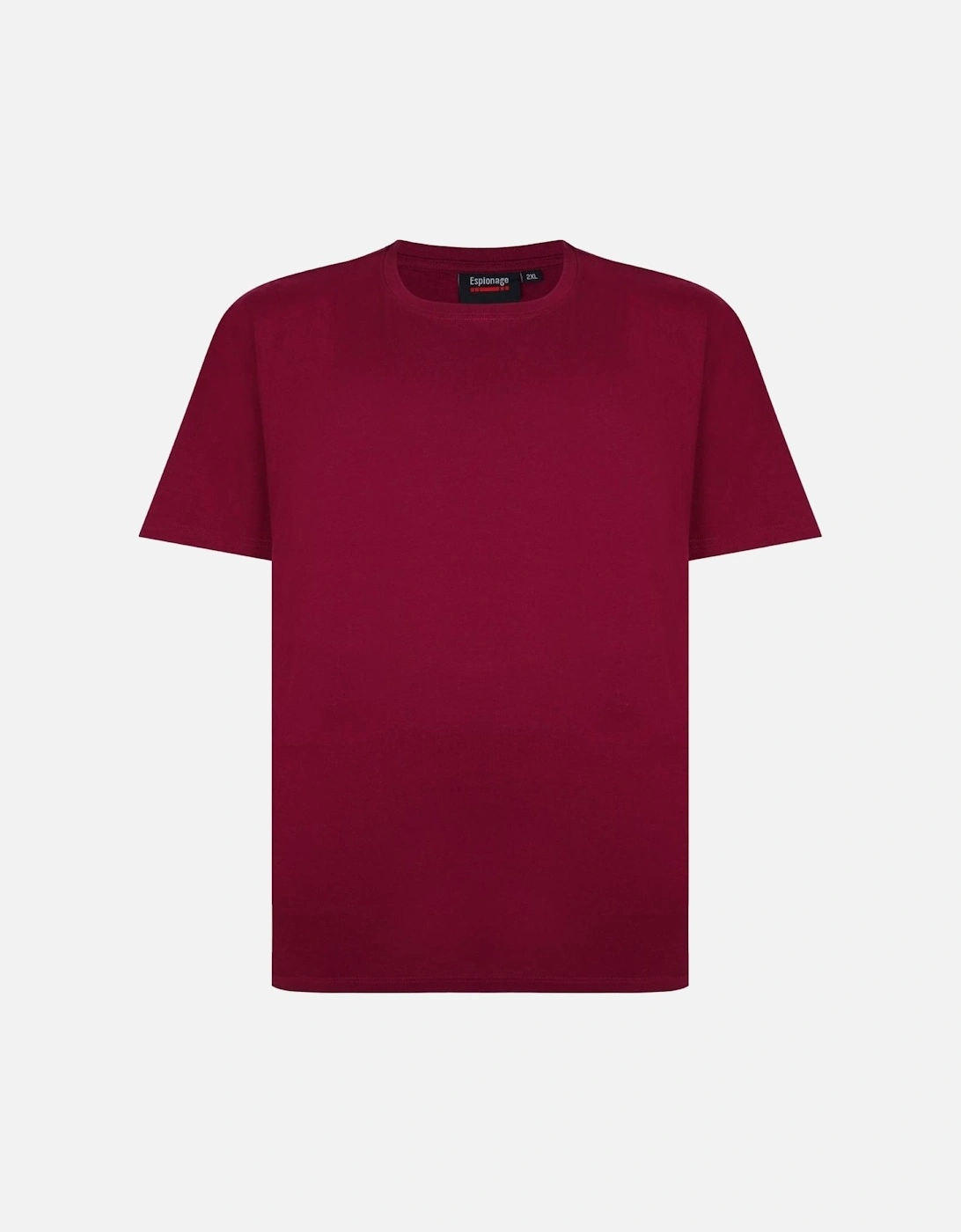 Mens Plain Big & Tall Short Sleeve T-Shirt, 2 of 1