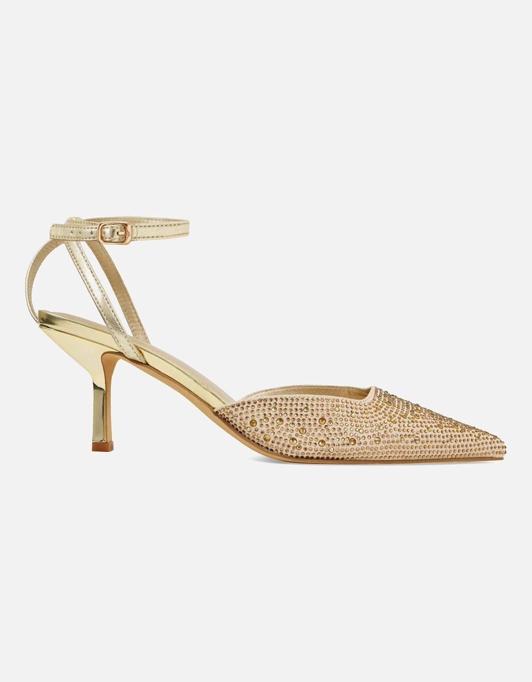 Embellished Low Kitten Heel, 2 of 1