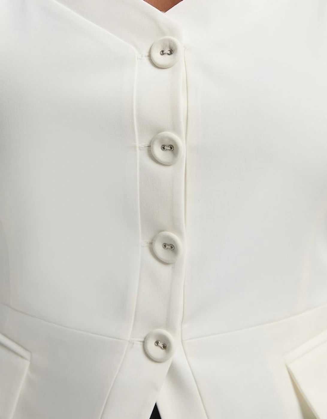 Plus Size Tailored Tux Corset Top