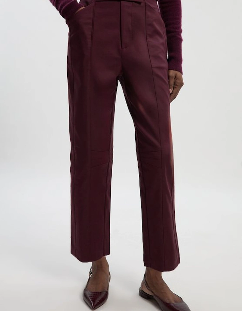 Petite Techno Barrel Leg Woven Trousers