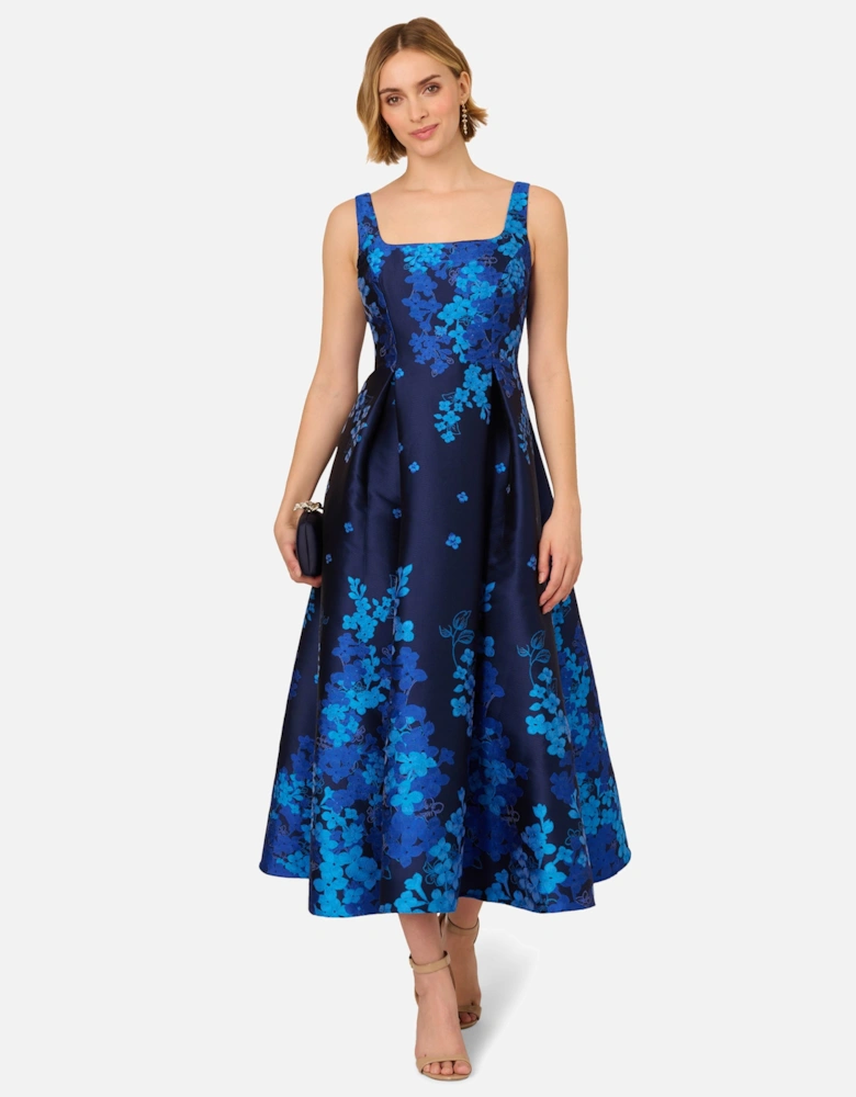 Border Jacquard Dress