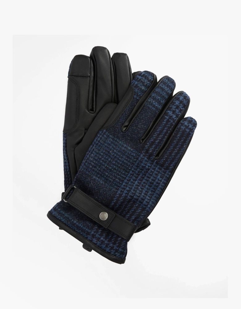 DEVERON TWEED WATERPROOF Mens Gloves Navy