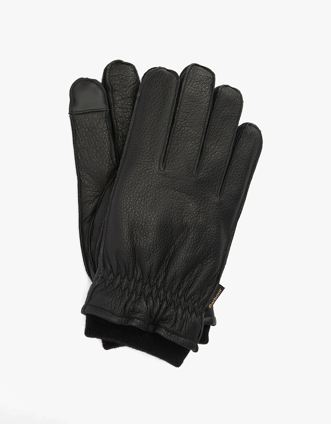 HIGHFIELD LEATHER Mens Gloves Black, 4 of 3