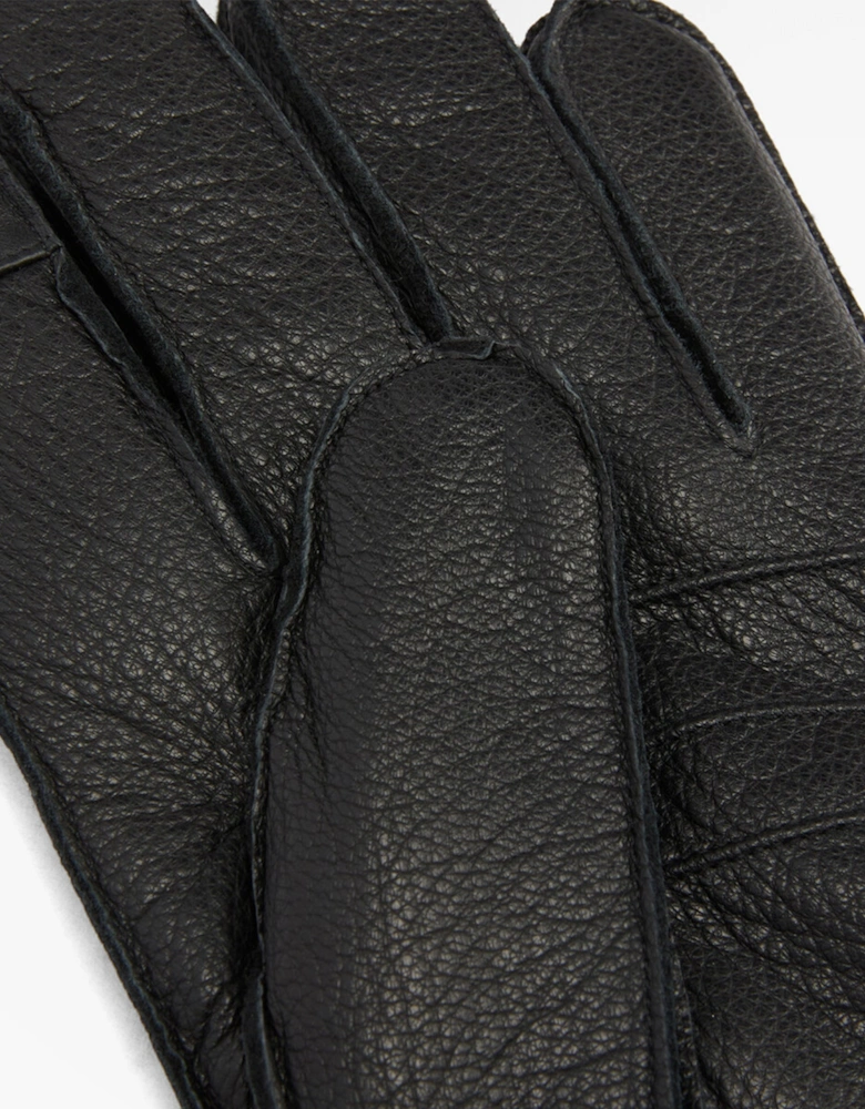 HIGHFIELD LEATHER Mens Gloves Black