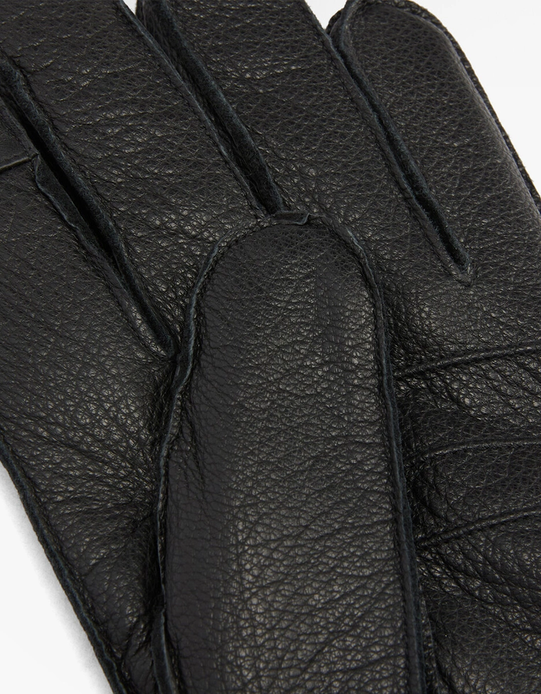 HIGHFIELD LEATHER Mens Gloves Black