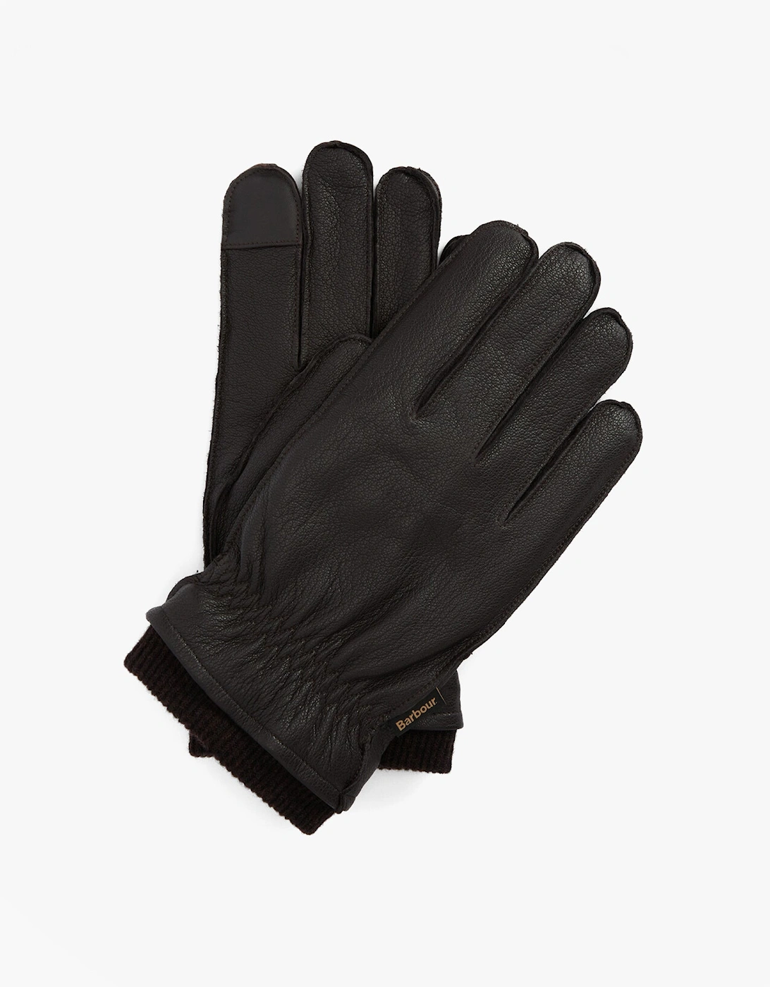 HIGHFIELD LEATHER Mens Gloves Dark Brown, 4 of 3