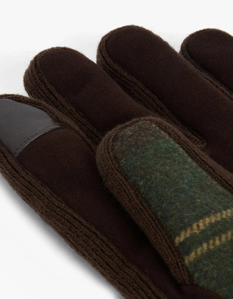 Field Fleece Mens Gloves Classic Tartan