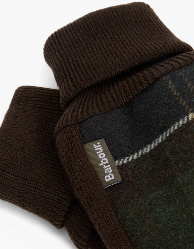 Field Fleece Mens Gloves Classic Tartan
