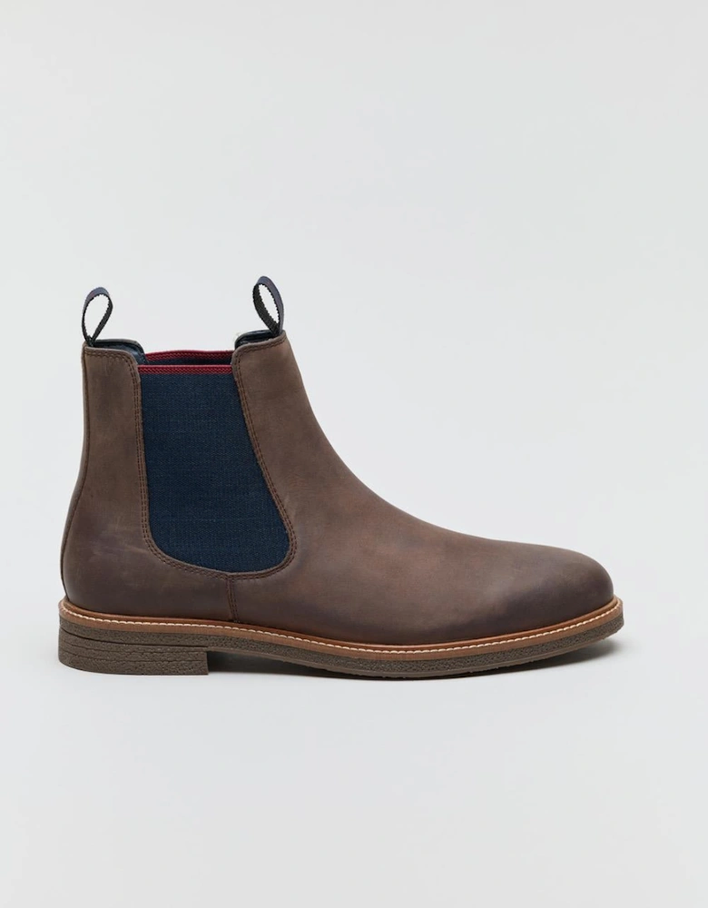 Walker Chelsea Leather Men's Brown Boots