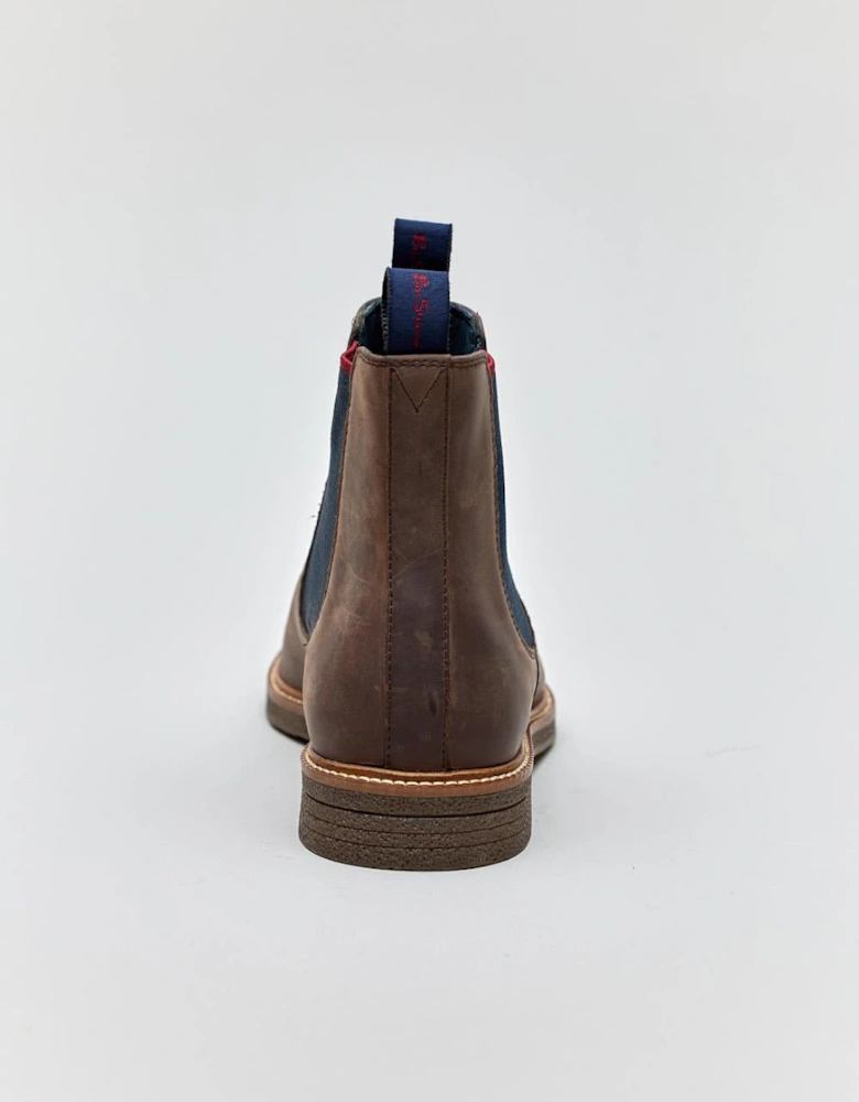 Walker Chelsea Leather Men's Brown Boots