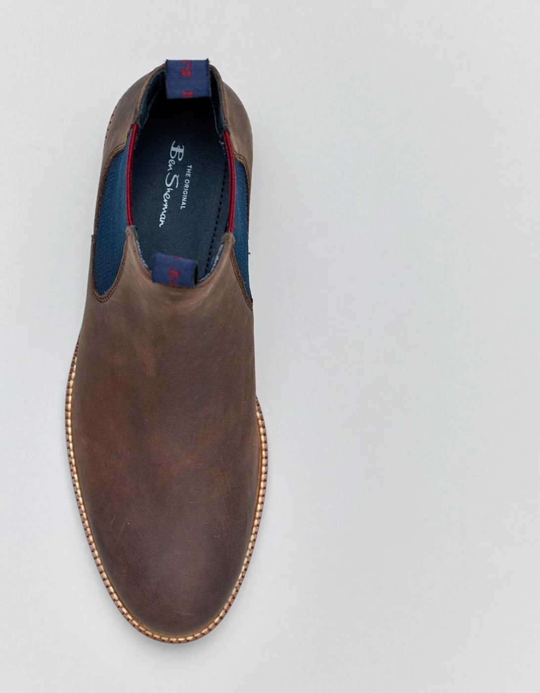 Walker Chelsea Leather Men's Brown Boots