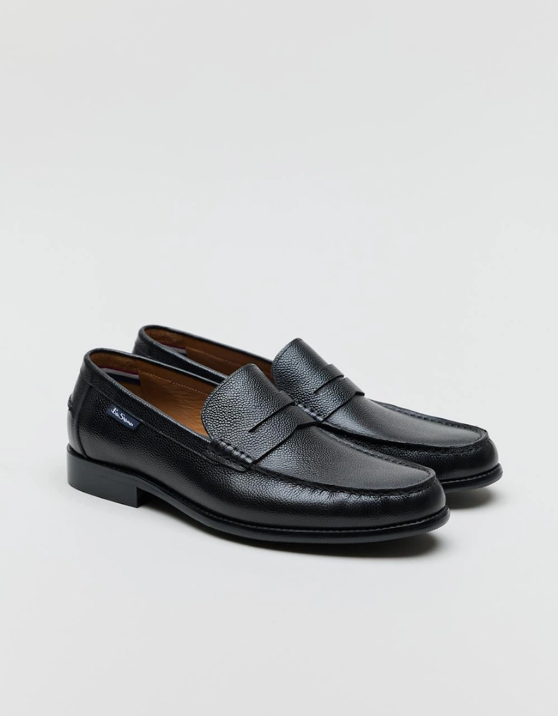 Hester Leather Men's Black Loafers, 6 of 5