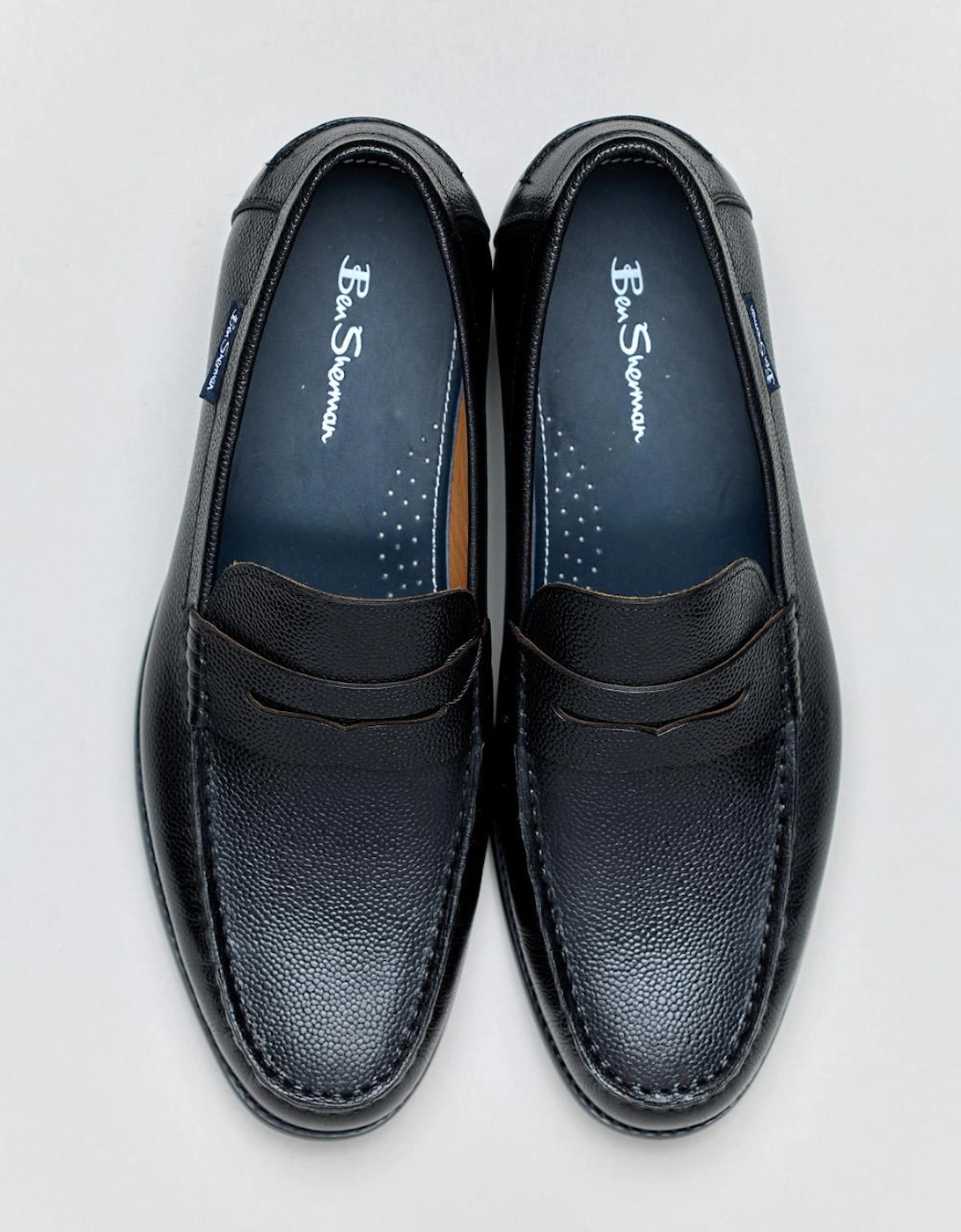 Hester Leather Men's Black Loafers