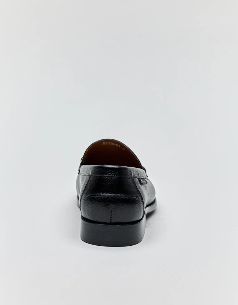 Hester Leather Men's Black Loafers
