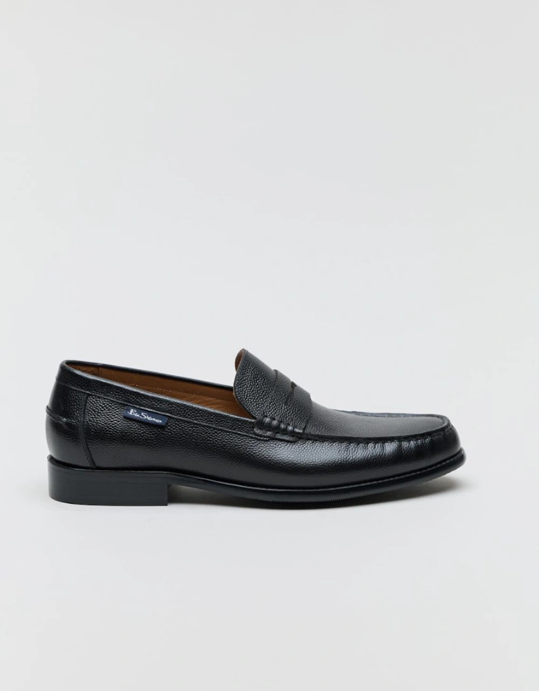 Hester Leather Men's Black Loafers