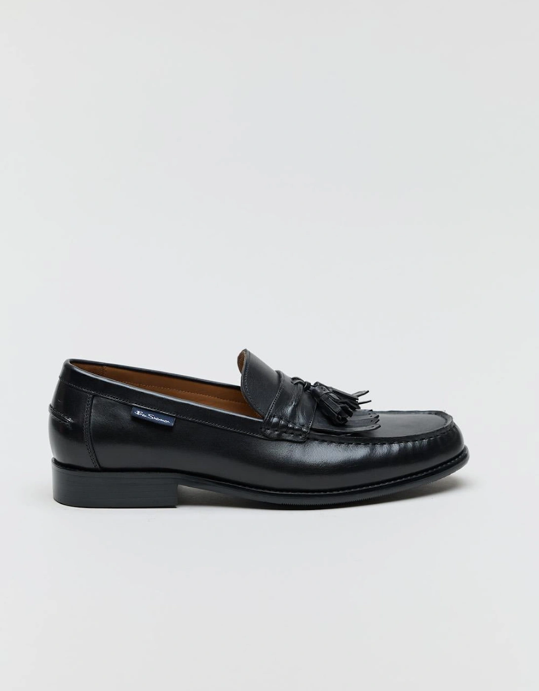 Buster Leather Men's Black Loafers