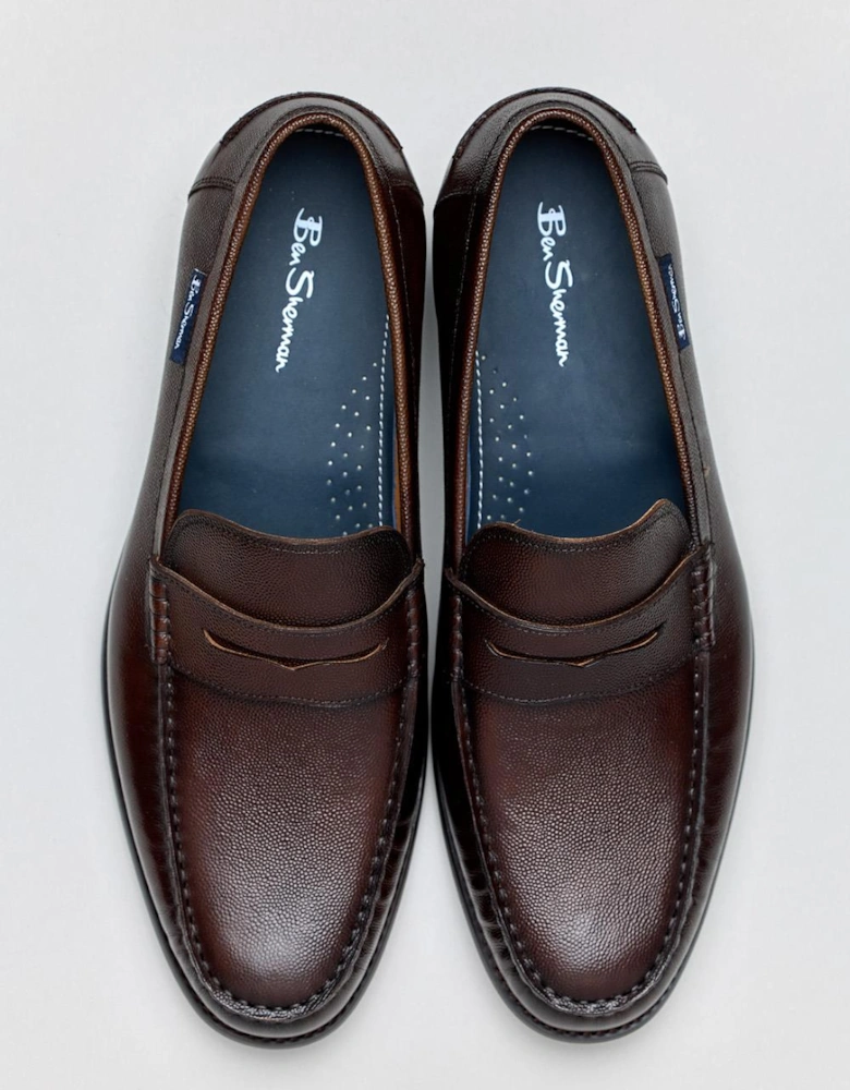 Hester Leather Men's Brown Loafers