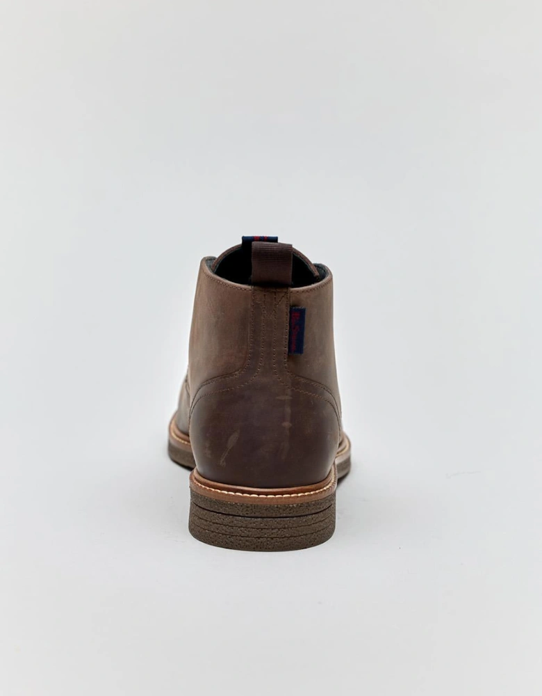 Walker Chukka Leather Men's Brown Boots