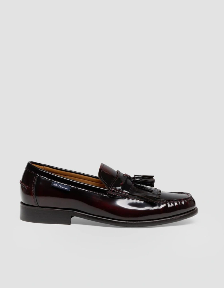 Buster Leather Men's Burgundy Loafers
