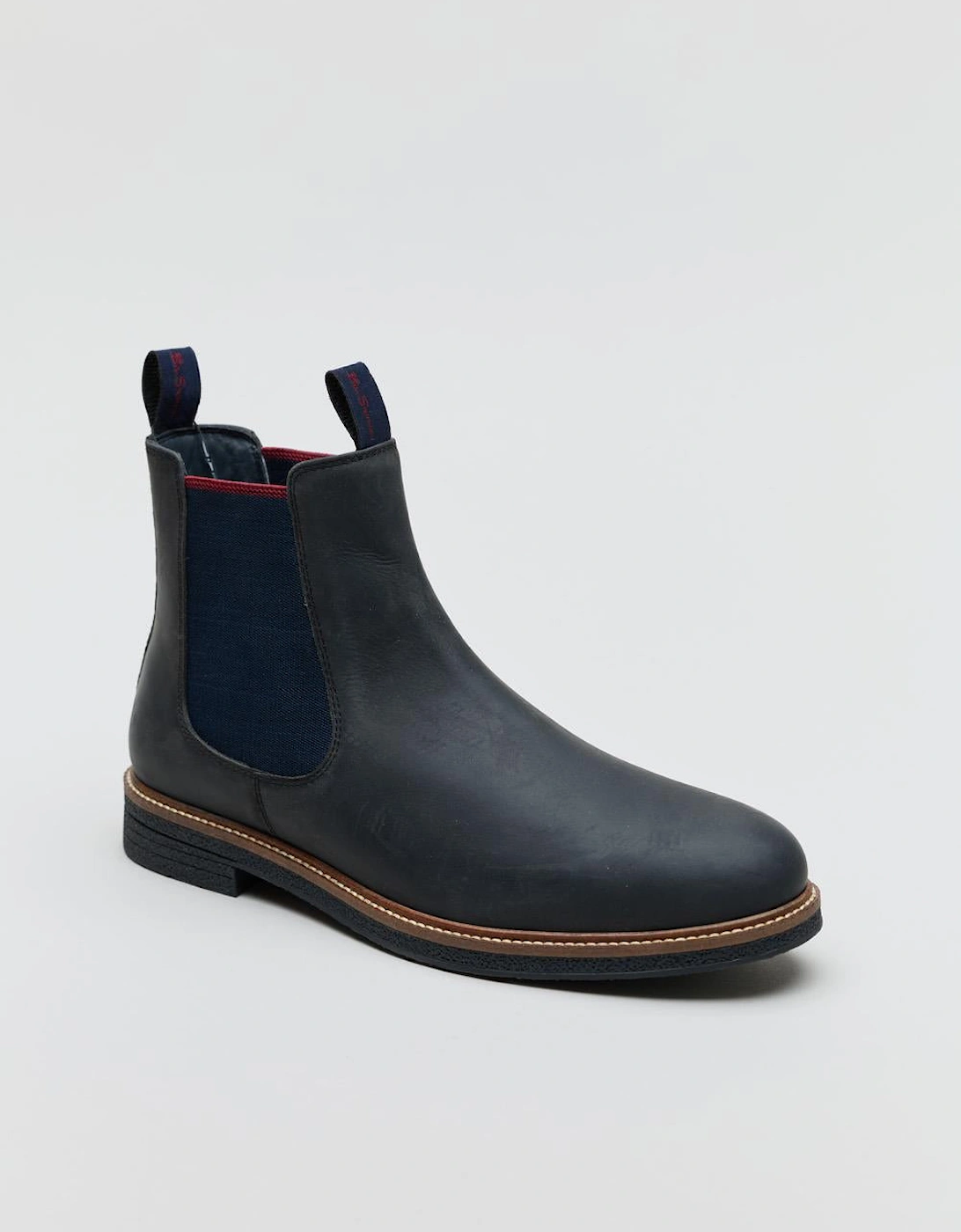 Walker Chelsea Leather Men's Black Boots, 6 of 5