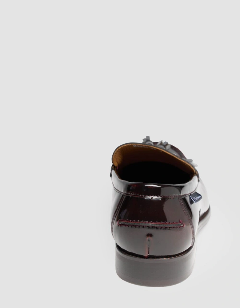 Buster Leather Men's Burgundy Loafers
