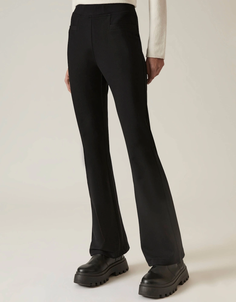 Black Bootleg Trousers