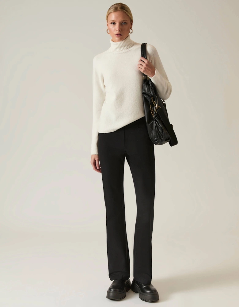 Black Bootleg Trousers
