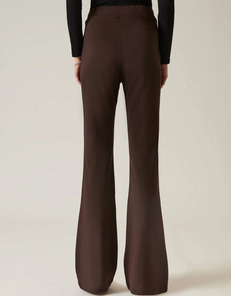 Dark Brown Bootleg Trousers