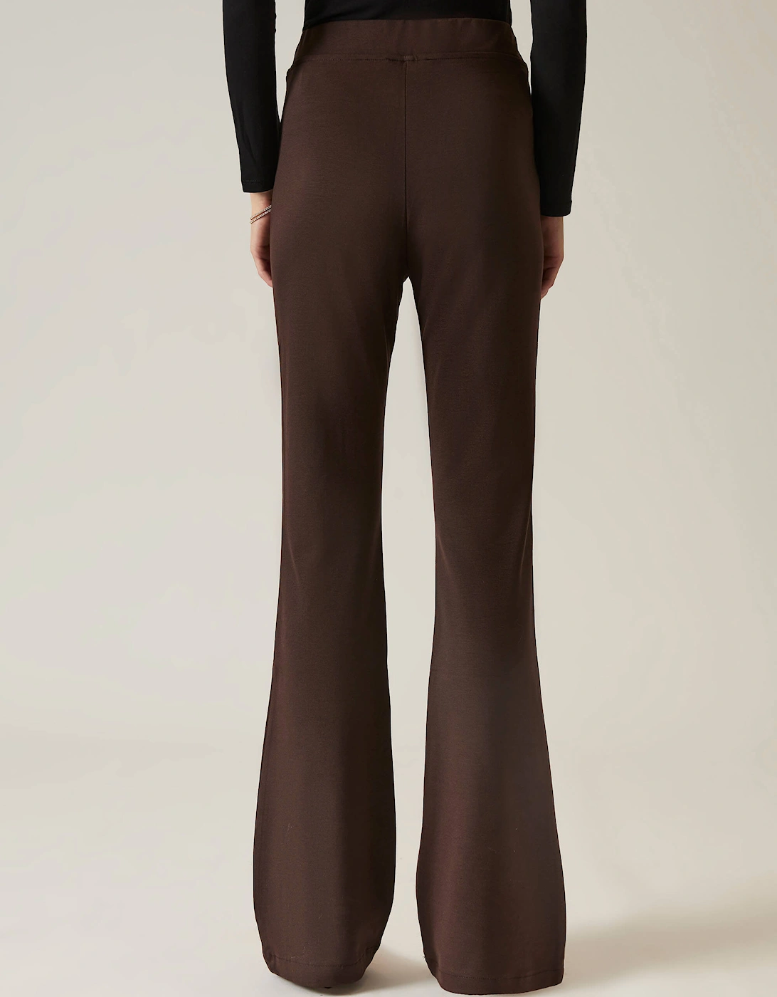 Dark Brown Bootleg Trousers