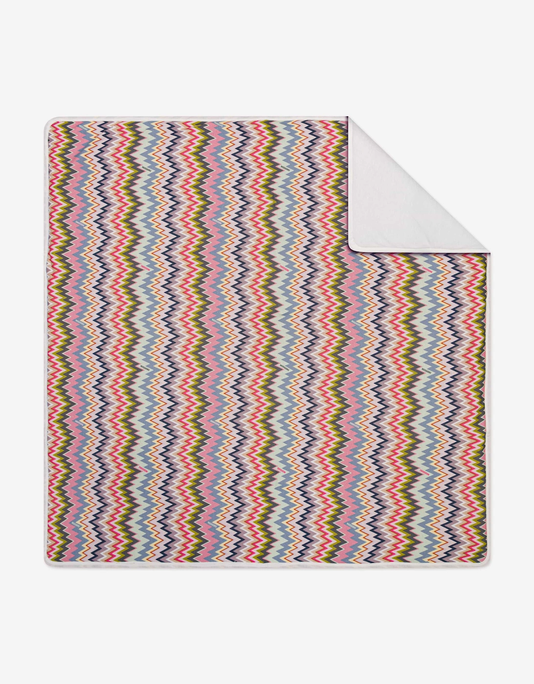 Baby Girls Zigzag Blanket in Multicolour (75cm), 5 of 4