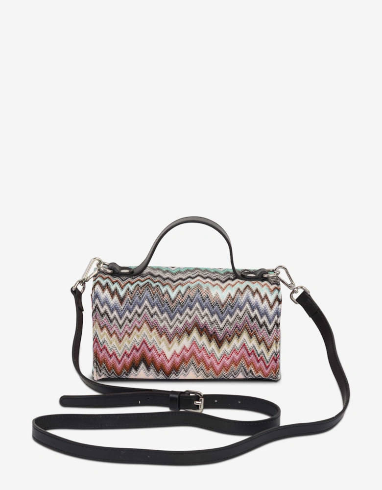 Girls Zigzag Shoulder Bag in Multicolour (20cm)