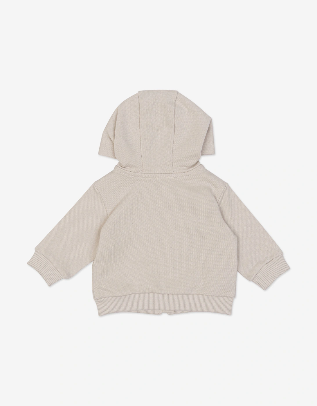 Baby Boys Zigzag Zip UpTop in Beige