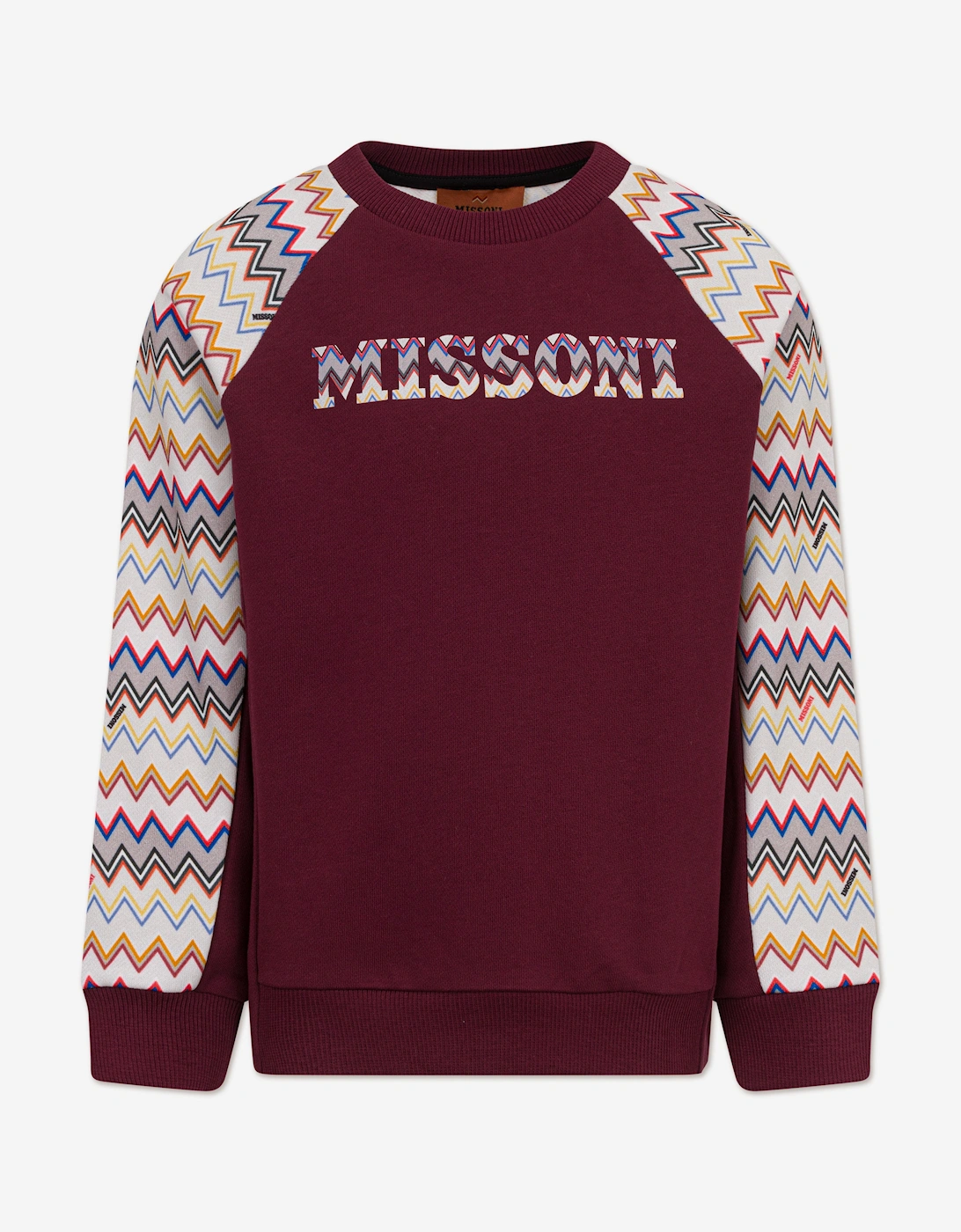 Boys Zigzag Logo Sweatshirt in Purple, 5 of 4