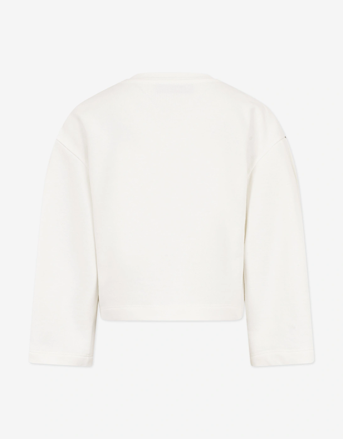 Girls Zigzag Sweatshirt in Ivory