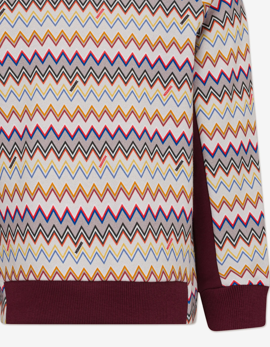 Boys Zigzag Logo Sweatshirt in Purple