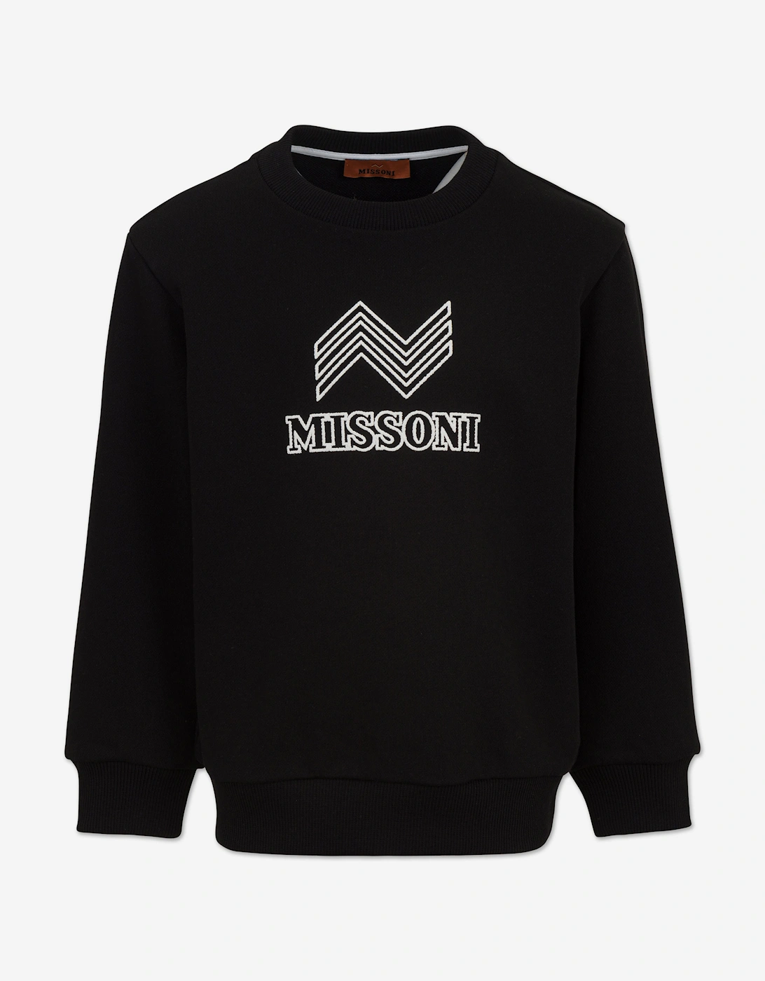 Boys Logo Sweatshirt in Black, 5 of 4