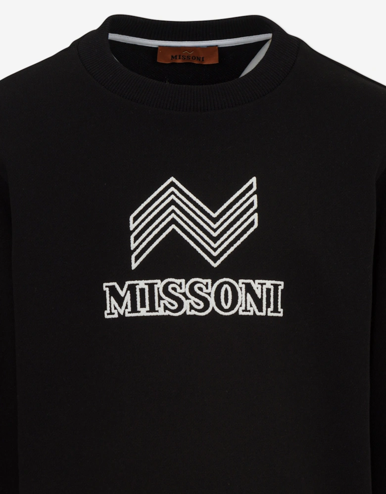 Boys Logo Sweatshirt in Black