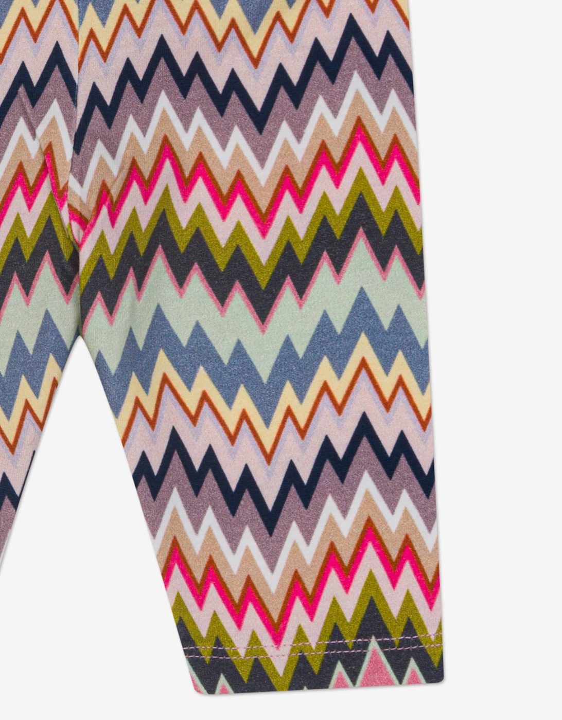 Baby Girls Zigzag Leggings in Multicolour