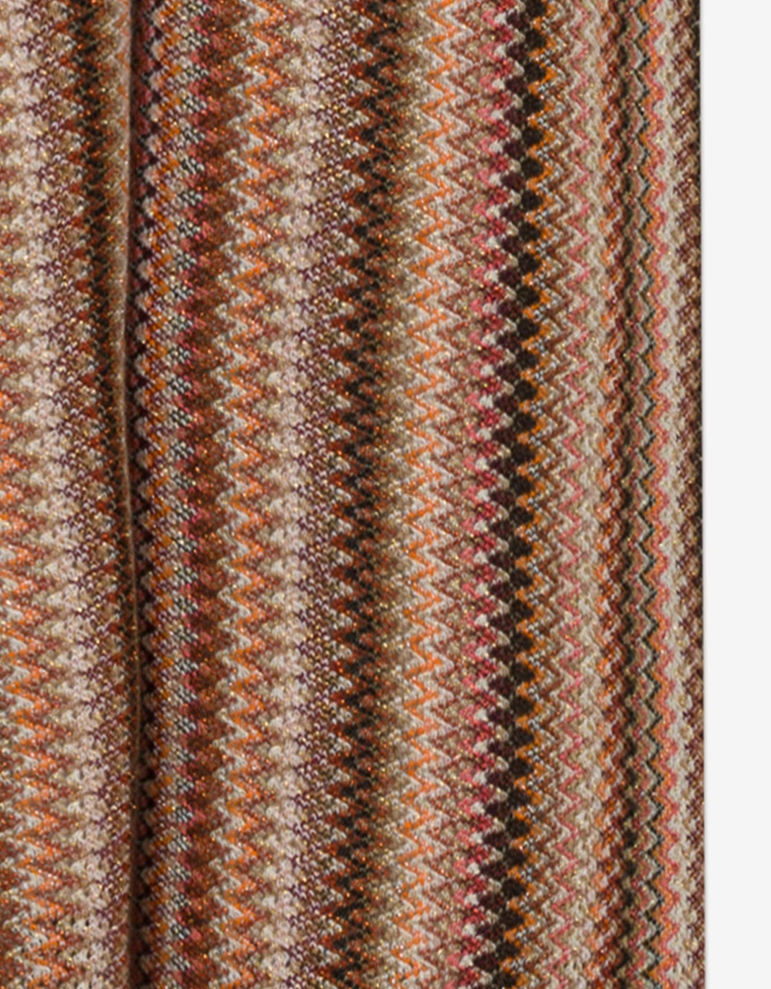 Girls Zigzag Knitted Trousers in Multicolour