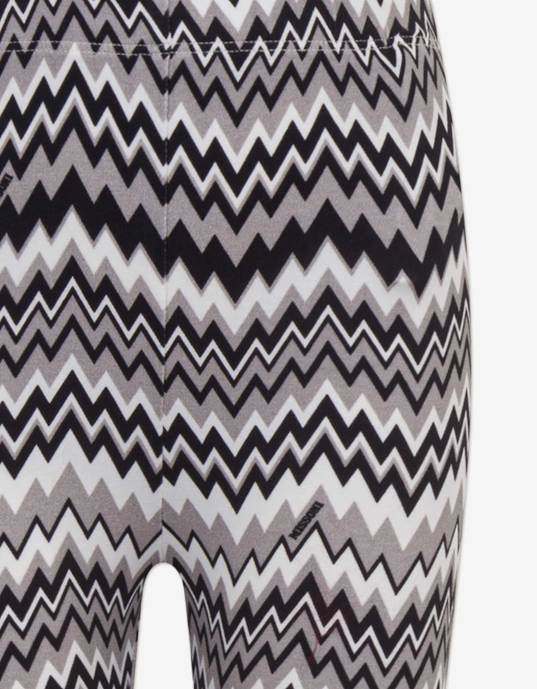 Girls Zigzag Leggings in Multicolour