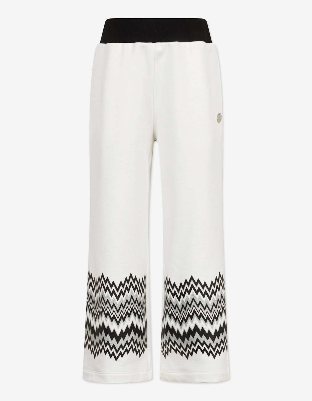 Girls Zigzag Joggers in Ivory, 5 of 4