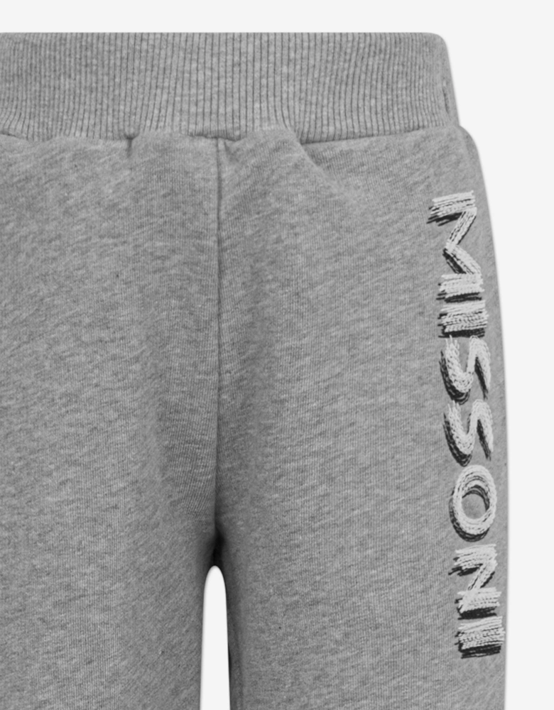 Boys Logo Joggers in Grey