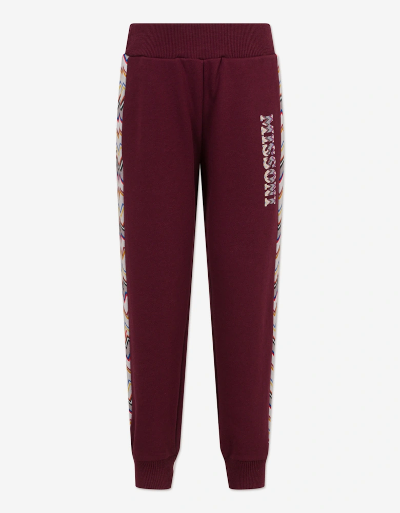 Boys Logo Joggersin Purple