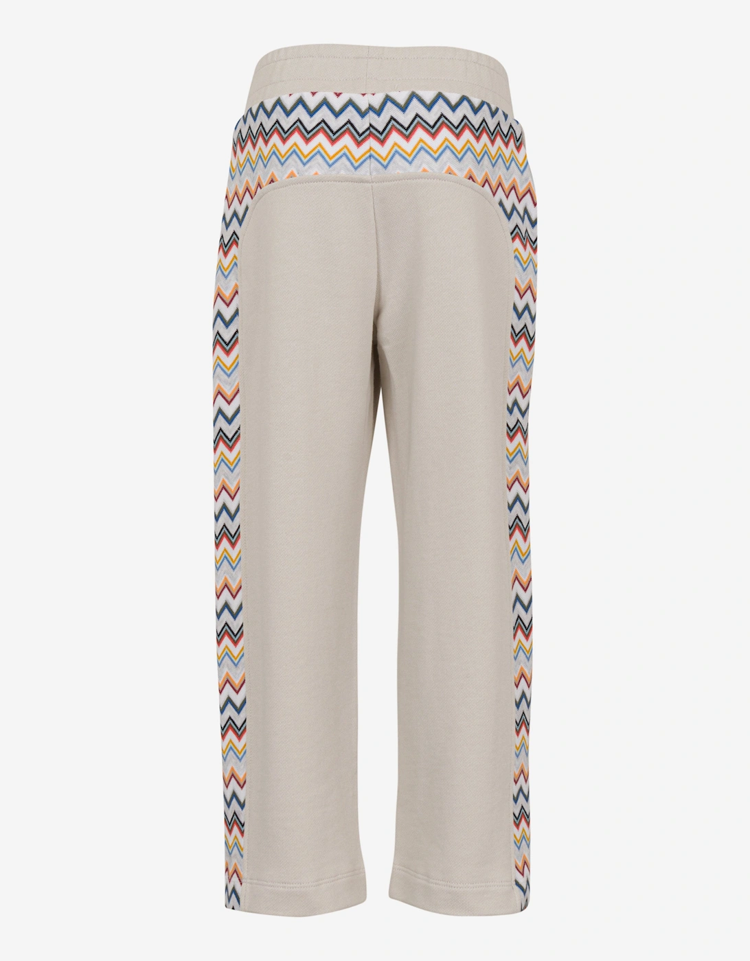Boys Zigzag Joggers in Beige