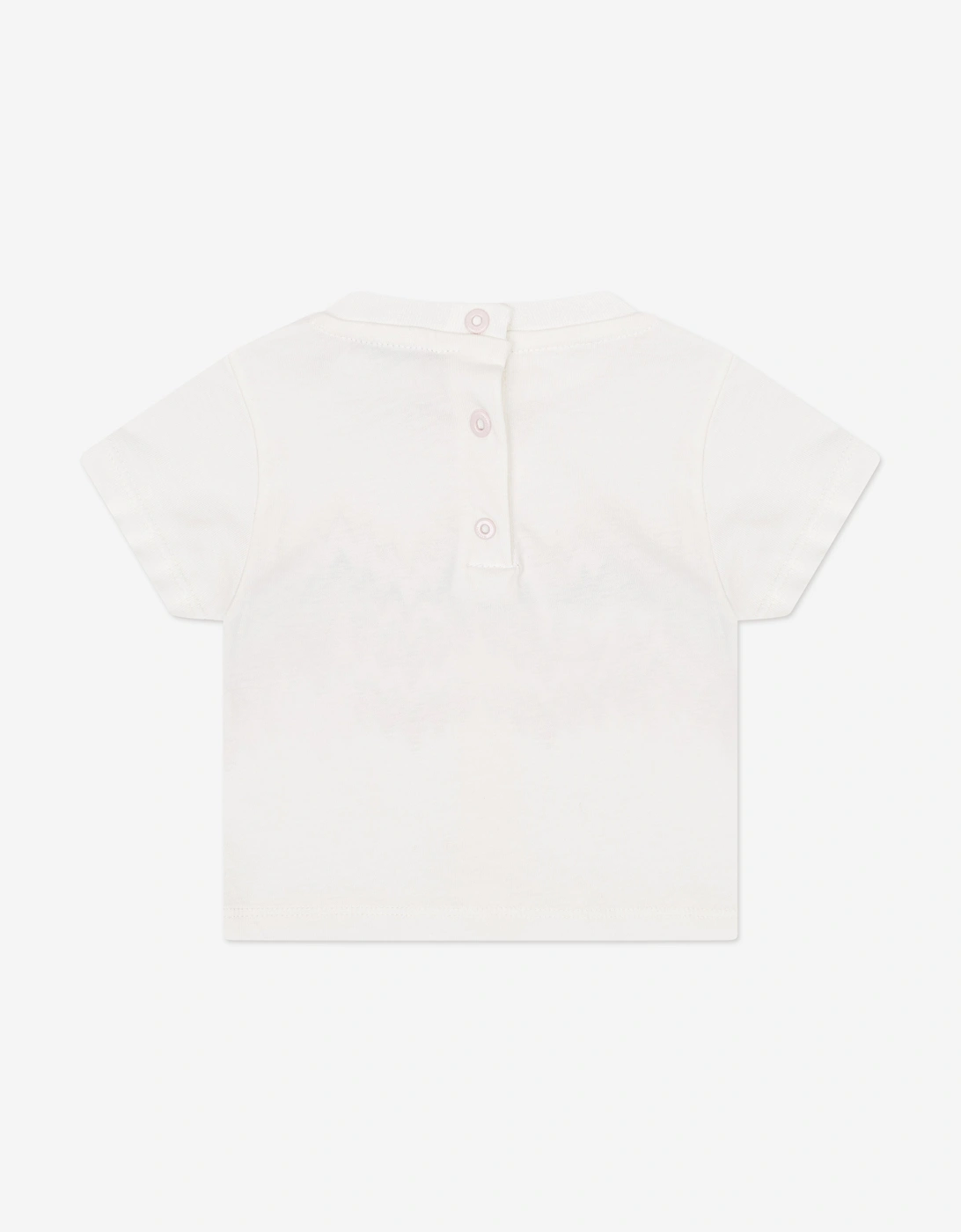 Baby Girls Zigzag T-Shirt in Ivory