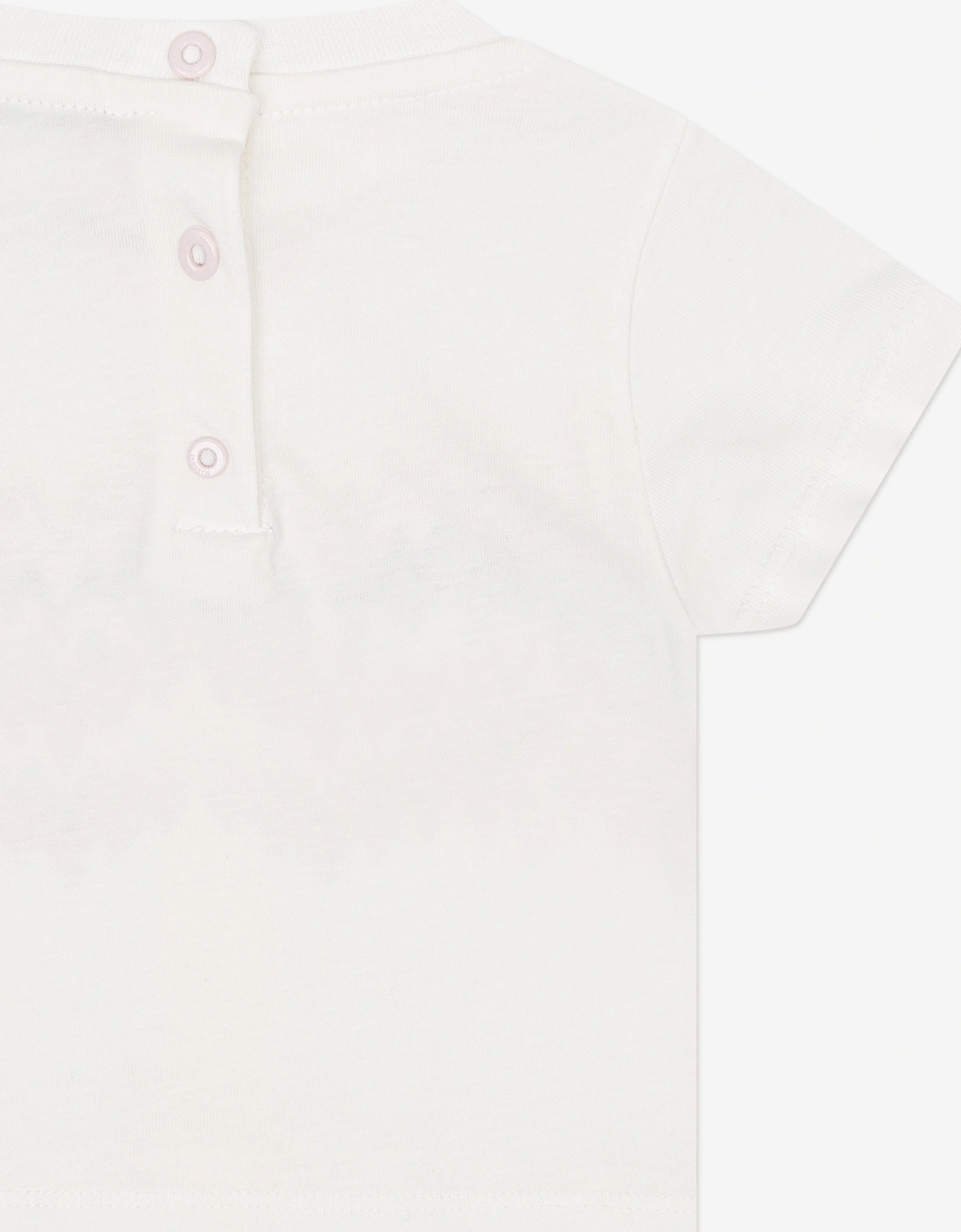 Baby Girls Zigzag T-Shirt in Ivory