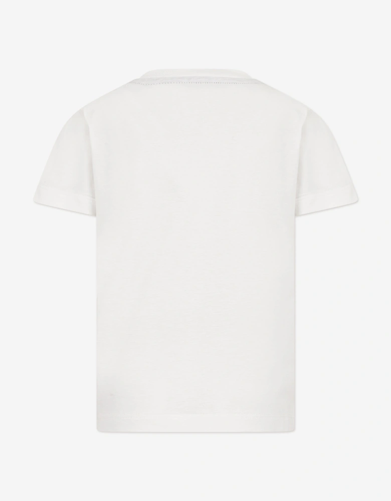 Girls Logo T-Shirt in Ivory