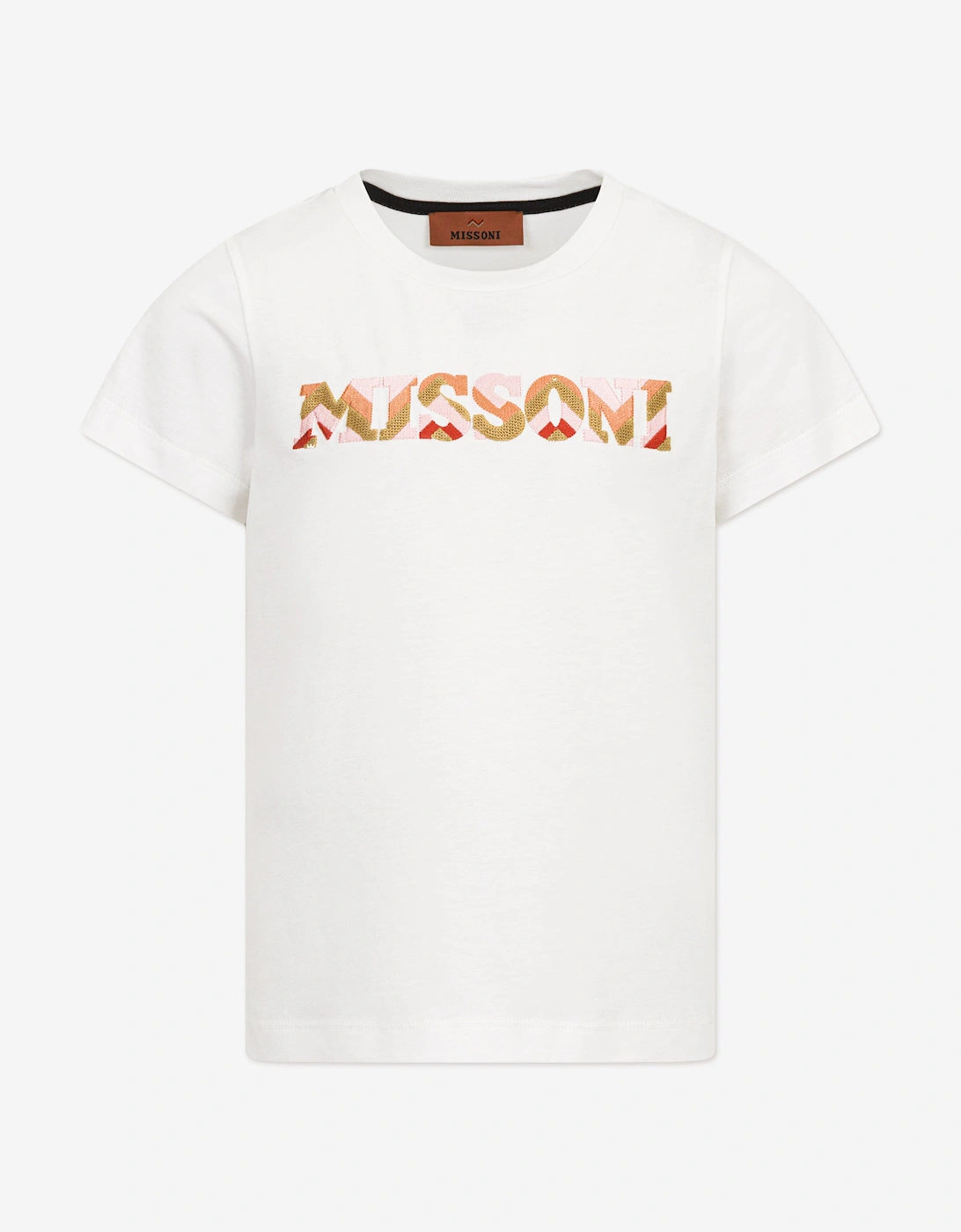 Girls Logo T-Shirt in Ivory, 5 of 4