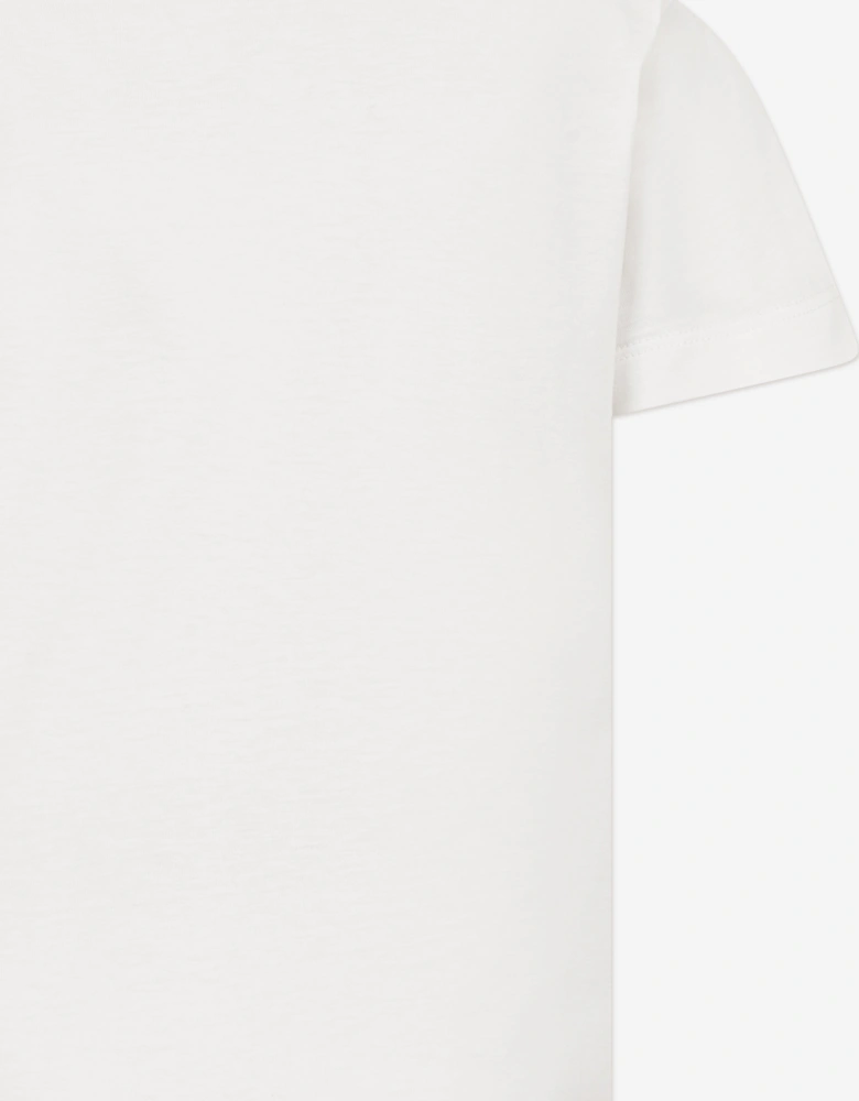 Girls Logo T-Shirt in Ivory