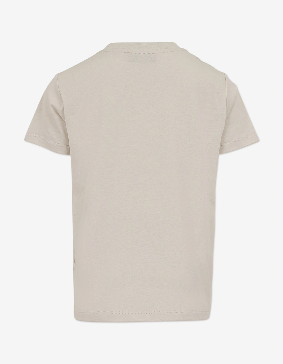 Boys Logo T-Shirt in Beige